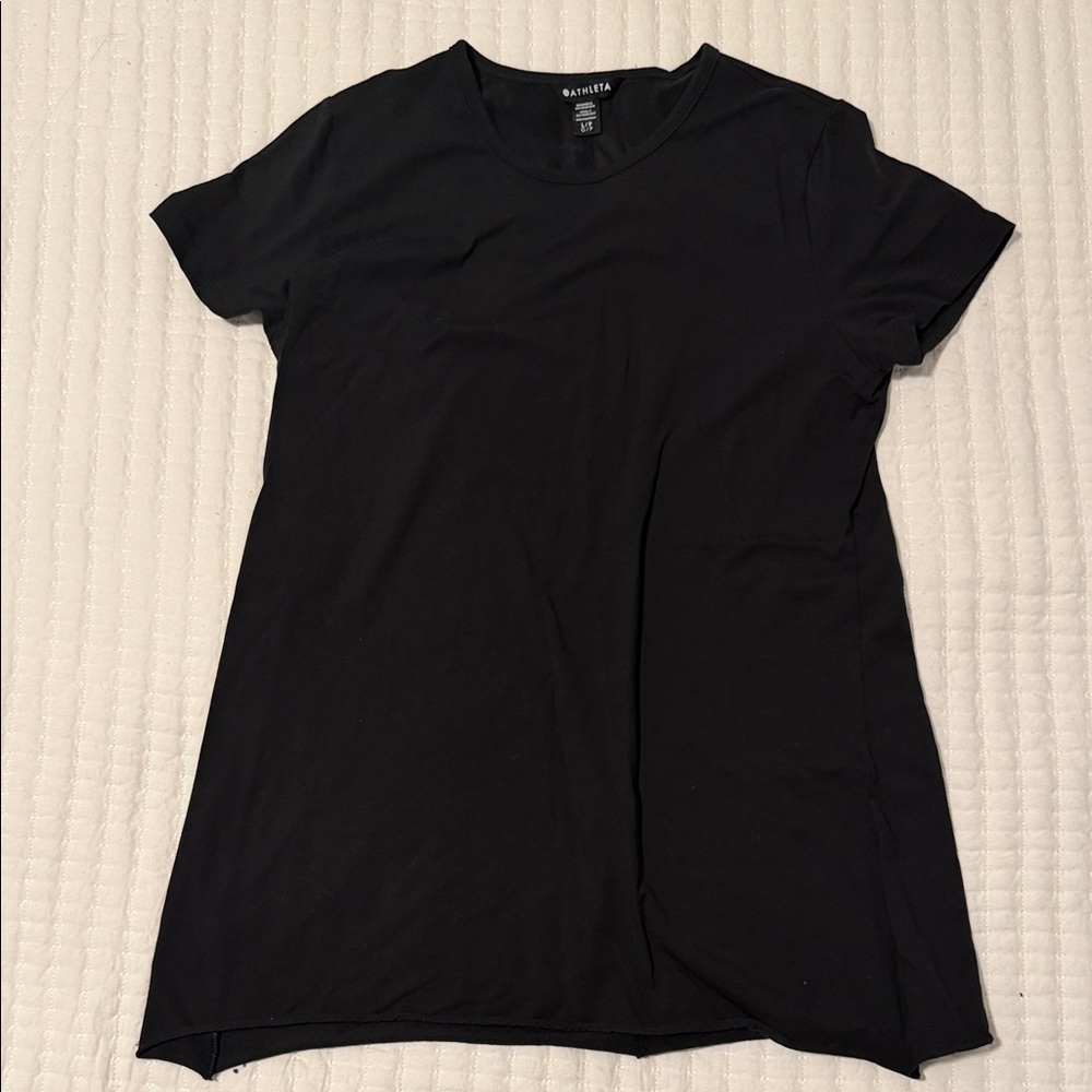 Athleta Black Short Sleeve Tee